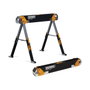 Toughbuilt Caballetes portátiles y mesa de trabajo C700, 2 uds
