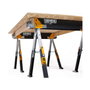 Toughbuilt Caballetes portátiles y mesa de trabajo C700, 2 uds