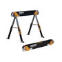 Toughbuilt Caballete / Mesa de Trabajo C700, 2 Unidades, Capacidad 589 kg Cada Uno / 1178 kg Por Par