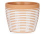Ibergarden Maceta Terracota Rayada Redonda 12.5 cm x 10 cm (Set de 12)