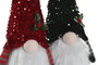 DKD Home Decor Surtido de 2 Figuras de Gnomos en Poliéster Verde y Rojo