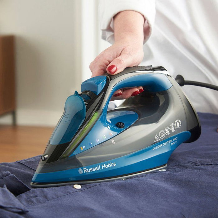 Russell Hobbs Plancha de Vapor 2400W, Modelo 27280-56, para Ropa sin Arrugas, Alisado Eficiente
