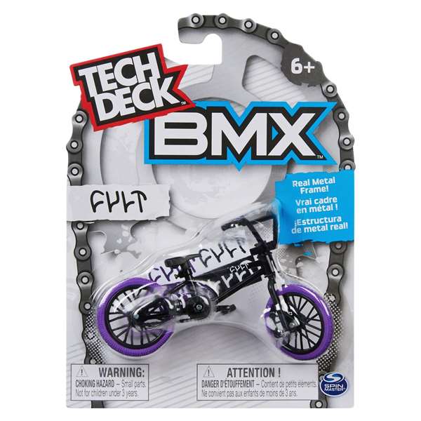 Spin Master Tech Deck Bicicleta BMX de Juguete, Modelos Surtidos, Dimensiones 19x13x5 cm, Edad 5+ Años