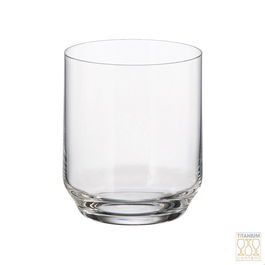 Crystalite Bohemia Vaso 350 Ml Ines-Ara Titanium Crystal Glass (6 Unidades)