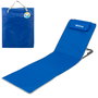 Aktive Esterilla de playa plegable con respaldo reclinable, cojín y bolsillo azul