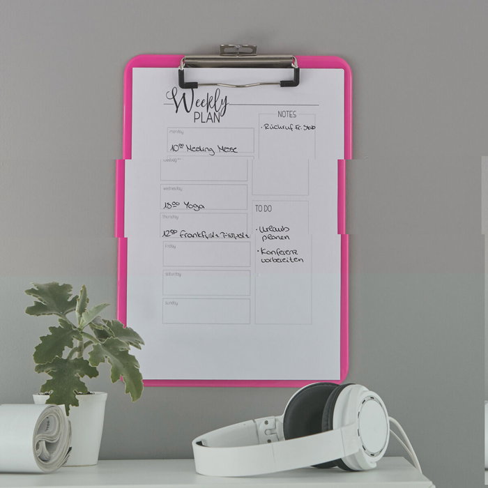 Leitz Portanotas WOW A4 Fucsia