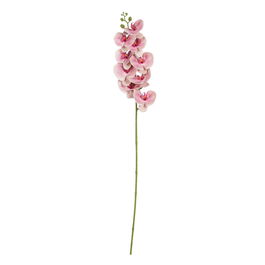 Flor Orquídea Rosa Goma Decoración 96 cm (Set de 6)