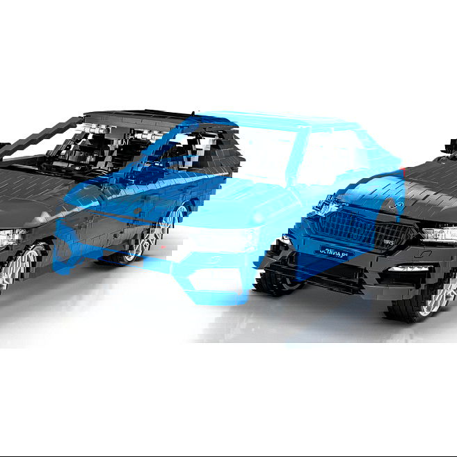 Cobi Skoda Octavia RS Kit de Construcción, 2405 Piezas, Escala 1:12, Modelo 385x165x125 mm, para Mayores de 10 Años, Color Negro y Azul