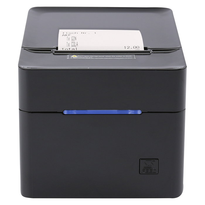 Olympia KPR 80 Plus - Impresora de Recibos Térmica Directa, 250 mm/s, Ancho 8 cm, Negro, USB, Ethernet, RS-232, Paralelo