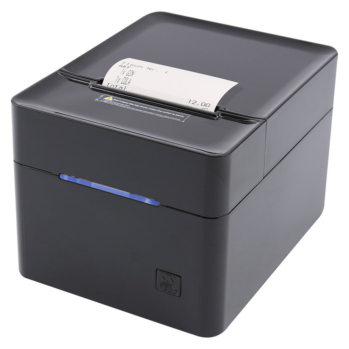 Olympia KPR 80 Plus - Impresora de Recibos Térmica Directa, 250 mm/s, Ancho 8 cm, Negro, USB, Ethernet, RS-232, Paralelo