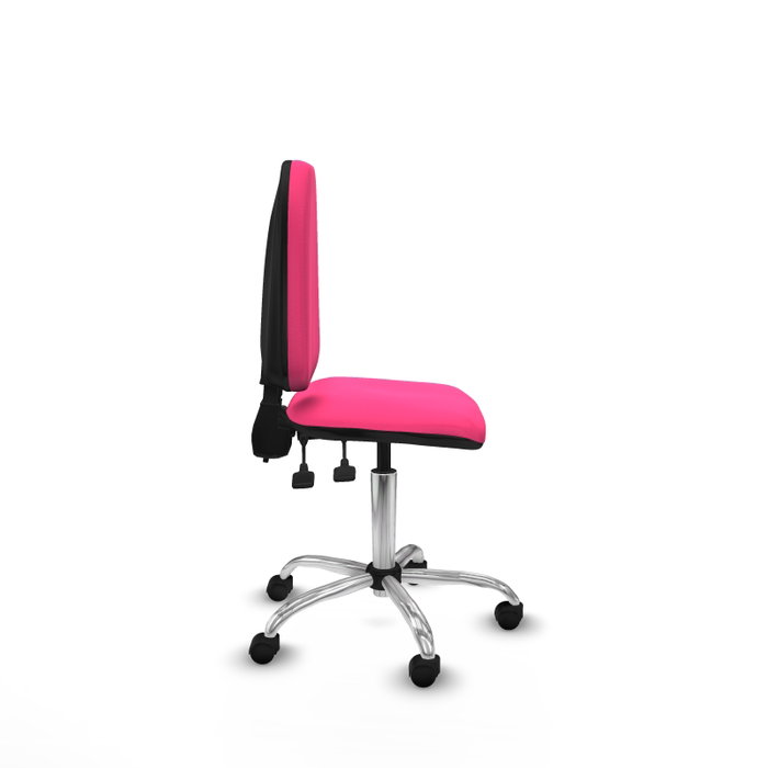 PIQUERAS Y CRESPO Silla de oficina Aýna Rosa con mecanismo de doble maneta PIQUERAS Y CRESPO Silla de oficina Aýna Rosa con mecanismo de doble maneta