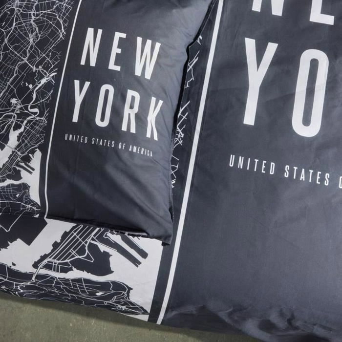 Today JAVA Juego de cama 240x220 cm Estampado New York Negro Today JAVA Juego de cama 240x220 cm Estampado New York Negro