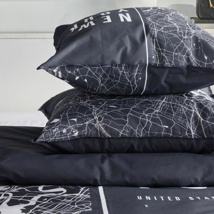 Today JAVA Juego de cama 240x220 cm Estampado New York Negro Today JAVA Juego de cama 240x220 cm Estampado New York Negro