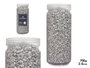 GIFTDECOR Bote de Piedra 2-5 mm Metalizada 700g Plata