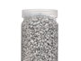 GIFTDECOR Bote de Piedra 2-5 mm Metalizada 700g Plata