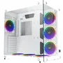 Xigmatek Aquarius Plus Arctic ARGB Caja PC Mid Tower ATX/Micro ATX/Mini-ITX 7 Ventiladores ARGB Doble Vidrio Templado Sin Fuente Blanco