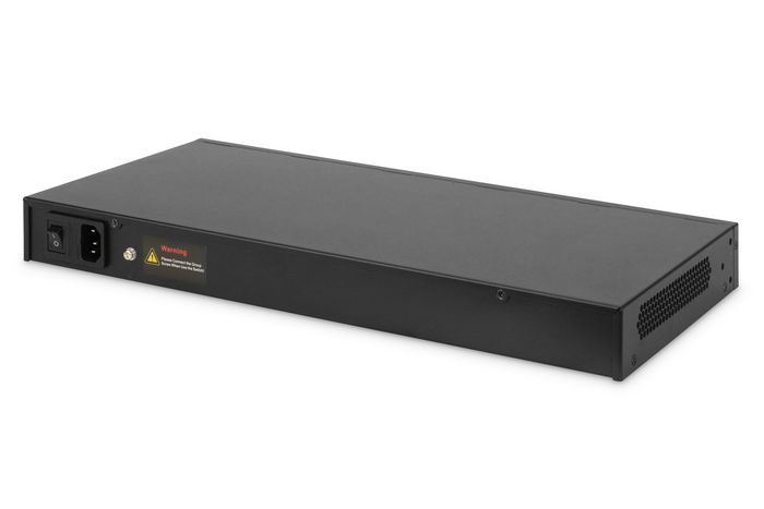 Digitus 24-Port Gigabit Ethernet Switch 10/100/1000Base-T con Kit de Montaje para Rack