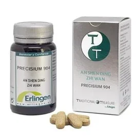 Erlingen Precisium 904 An Shen Ding Zhi Wan, complemento alimenticio para el sueño y relajación, 60 comprimidos