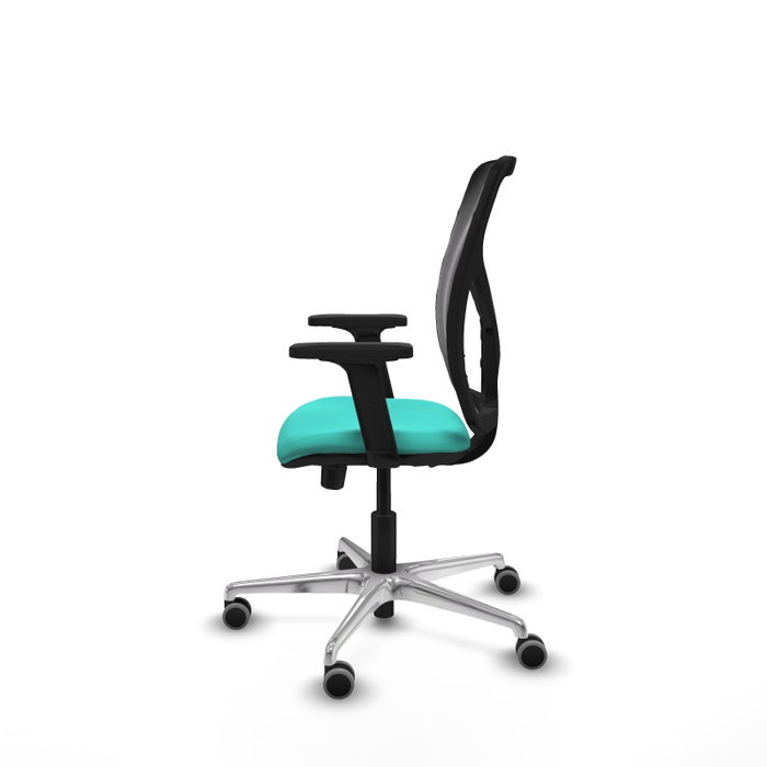 PIQUERAS Y CRESPO Silla de oficina Motilla Turquesa y Negro PIQUERAS Y CRESPO Silla de oficina Motilla Turquesa y Negro