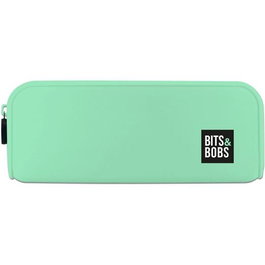 Grafoplás Portatodo de Silicona Bits&Bobs, Estuche Flexible y Resistente al Agua, Verde Agua