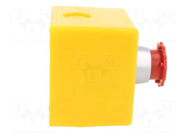 SPAMEL Casete de control SP22 con 1 botón de cabeza de seta rojo