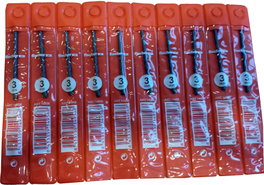 FISCHER FINSTOCK BROCA SUPER S Widia 3x60 mm, pack de 3 unidades