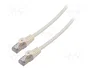LANBERG Patch Cord Cat 6 F/UTP 1m Blanco RJ45