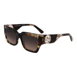 Longchamp LO735S-205 Gafas de sol para mujer Verde/Marrón