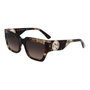 Longchamp LO735S-205 Gafas de sol para mujer Verde/Marrón