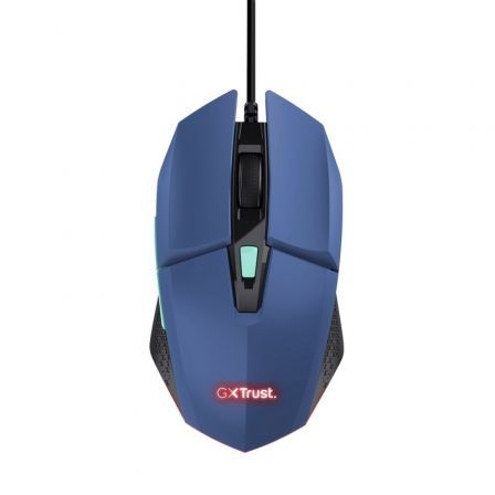 Trust Gaming GXT 109 Felox Ratón Gaming, 6400 DPI, Azul