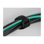 DeLOCK Bridas de cable con lazo y ojal de sujeción 190 x 25 mm negro 5 unidades