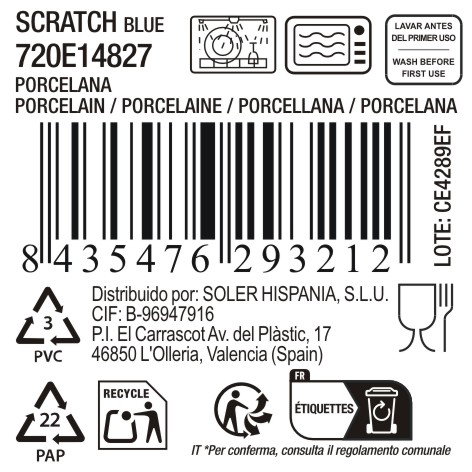 La Mediterranea Bol Aperitivo Col Scratch 14.2x9x4.2cm