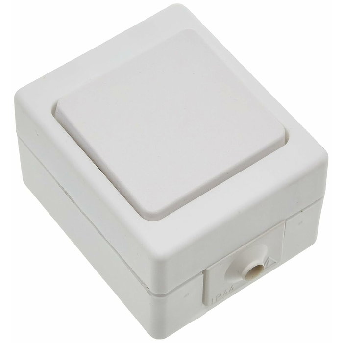 Kopp Interruptor conmutador de superficie 10ax 250v~ Blanco