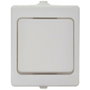 Kopp Interruptor conmutador de superficie 10ax 250v~ Blanco