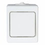 Kopp Interruptor conmutador de superficie 10ax 250v~ Blanco