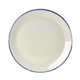 STEELITE Plato Llano Coupe Dapple-Blue 30 cm - Plato Decorado para Vajilla Alta (Set de 12)