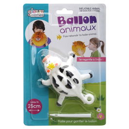 Jeux 2 momes Pelota Hinchable Animal Reutilizable 25 cm