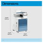 HP LaserJet Enterprise MFP 8801dn - Impresora Multifunción Color Láser A3, 60 ppm, Duplex Automático, WiFi, Ethernet, 6GB RAM, 500GB HDD