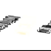 ROLINE Adaptador DVI a VGA ST/BU DVI Hembra a VGA D-Sub Hembra Negro