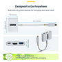 StarTech Dock Hub Multipuertos USB-C a HDMI 140W Blanco