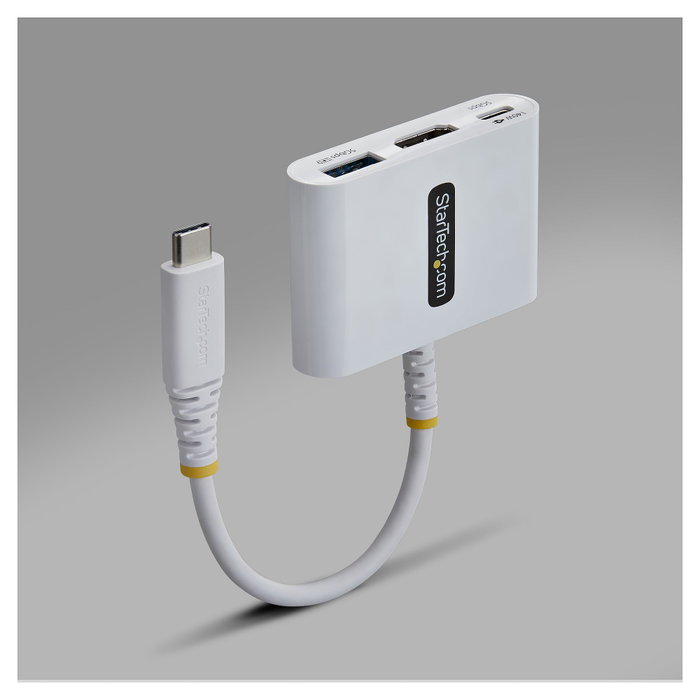 StarTech.com Dock Hub Multipuertos USB Tipo C a HDMI Blanco