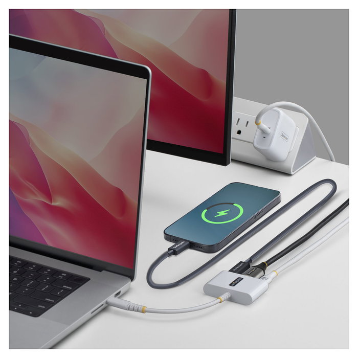 StarTech.com Dock Hub Multipuertos USB Tipo C a HDMI Blanco