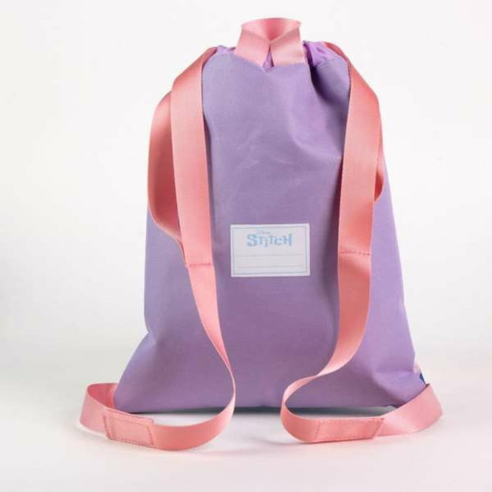 Cerdá Saquito Escolar Stitch Disney Morado