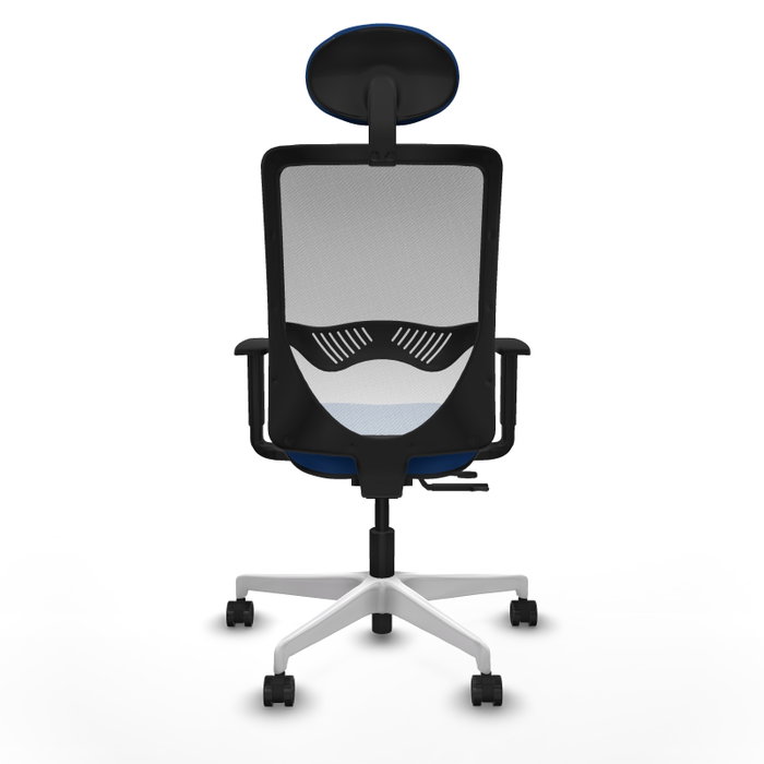 PIQUERAS Y CRESPO Silla de oficina Zulema Azul y Blanco PIQUERAS Y CRESPO Silla de oficina Zulema Azul y Blanco