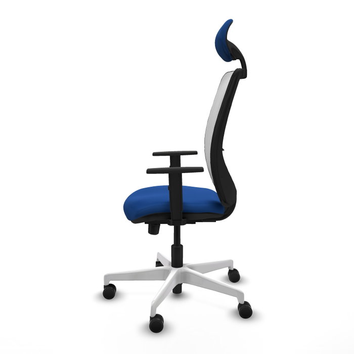 PIQUERAS Y CRESPO Silla de oficina Zulema Azul y Blanco PIQUERAS Y CRESPO Silla de oficina Zulema Azul y Blanco