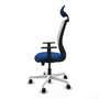 PIQUERAS Y CRESPO Silla de oficina Zulema Azul y Blanco