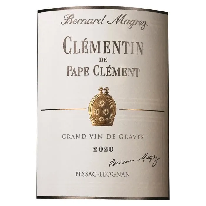 Clémentin de Pape Clément 2020 Pessac-Léognan - Vino Blanco Burdeos