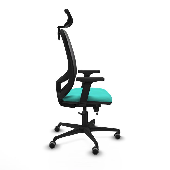 PIQUERAS Y CRESPO Silla de oficina Cilanco con mecanismo Sincro/Traslack, Turquesa y Negro PIQUERAS Y CRESPO Silla de oficina Cilanco con mecanismo Sincro/Traslack, Turquesa y Negro