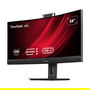 ViewSonic VG3457CV Monitor Curvo 34 Pulgadas (86.4 cm) UltraWQHD 21:9 con Puerto USB-C, HDMI, DisplayPort y Ethernet