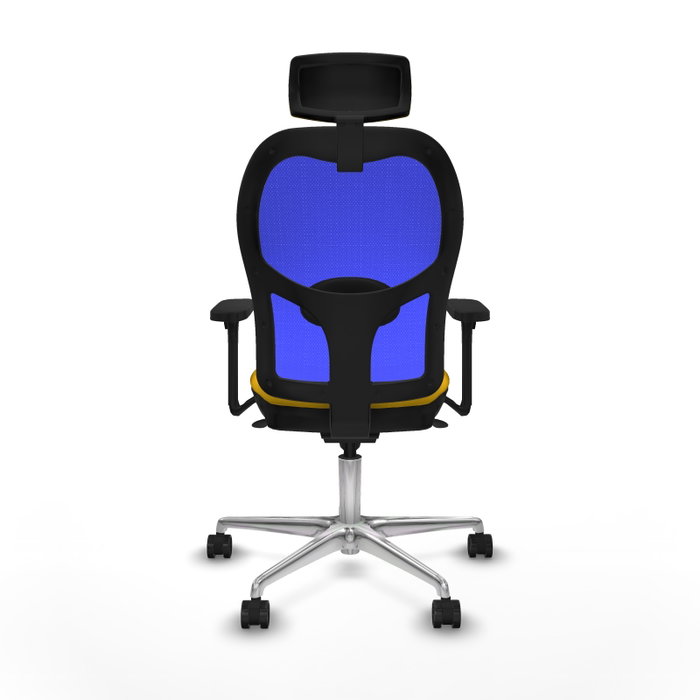 PIQUERAS Y CRESPO Silla de oficina Jorquera Amarillo y Azul